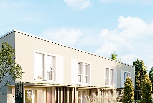 Neubau Eines Reihenhauses mit 4 Wohneinheiten