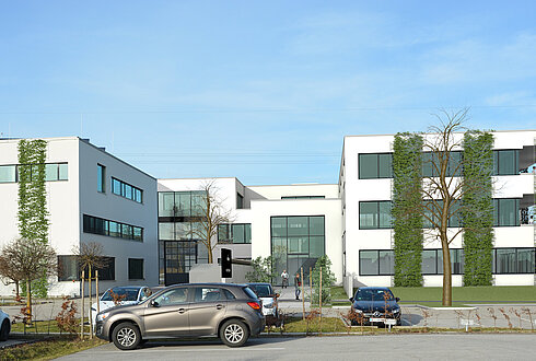 Neubau Produktions- und Bürogebäude K79 - din-Sicherheitstechnik GmbH & Co KG