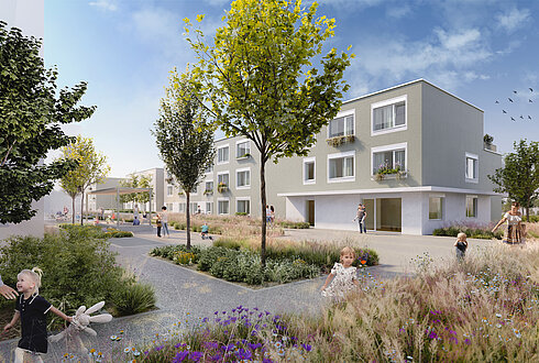 Am Rain Nord / Townhouse 1-4 - Silber