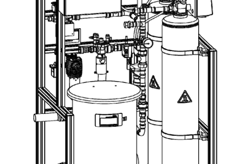 Wartungsfreies Teilstromfilter mit Enthärtung undNachspeisefunktion