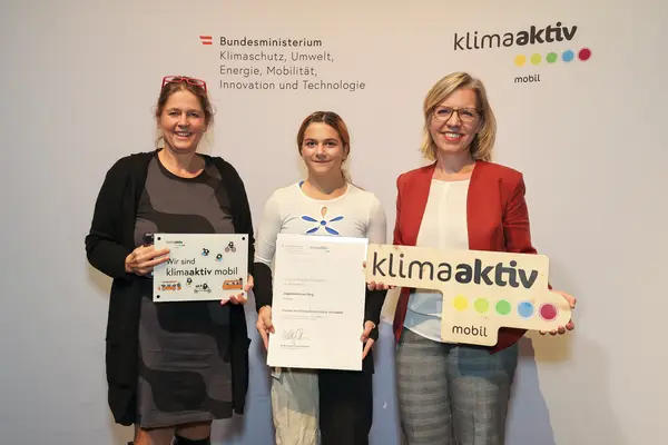 klimaaktiv mobil Auszeichnung für Bildungs- und Jugendeinrichtungen am 30.11.2023