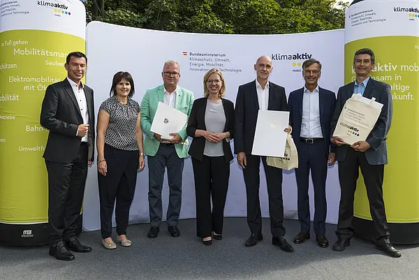 Auszeichnung klimaaktiv mobil Projektpartner