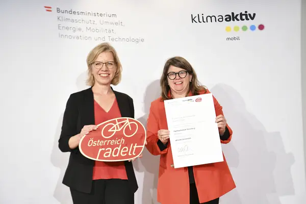 Auszeichnung Bundessieger:innen Österreich radelt