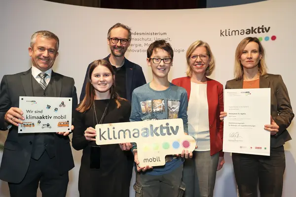klimaaktiv mobil Auszeichnung für Bildungs- und Jugendeinrichtungen am 30.11.2023