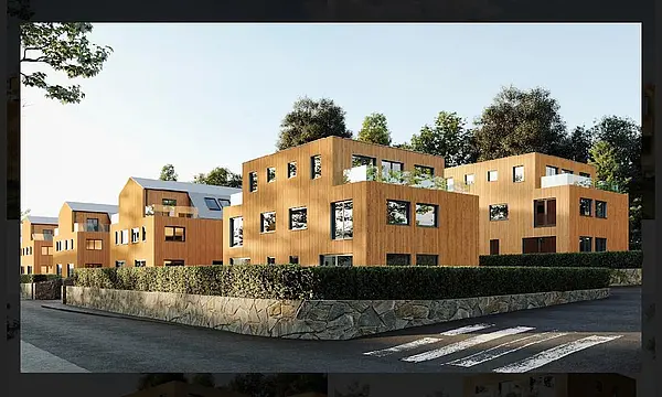 Neubau von Doppelhäusern
