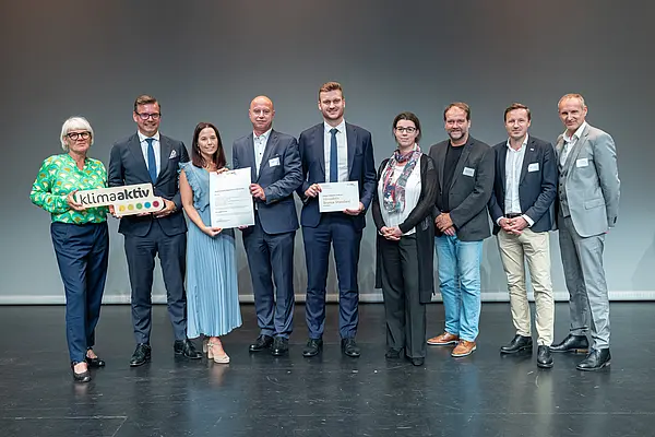 Darauf bauen wir: Sanierung und klimafitte Gebäude für die Zukunft! Auszeichnungsveranstaltung von klimaaktiv, ÖGNB und AGPB Gebäuden