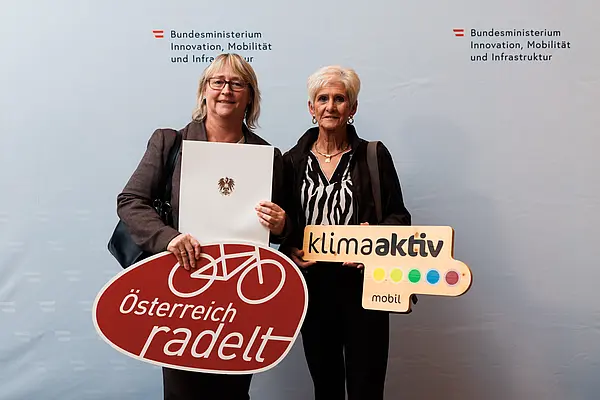 Auszeichnungsveranstaltung Österreich radelt Wien 2025 