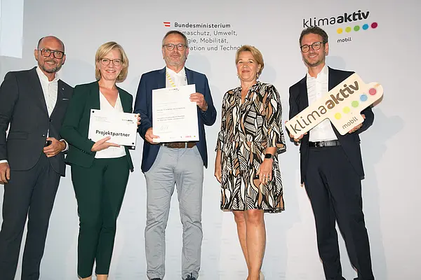 Auszeichnung klimaaktiv mobil Projektpartner:innen