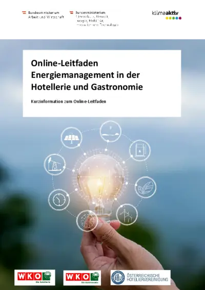 Online-Leitfaden Energiemanagement in der Hotellerie und Gastronomie