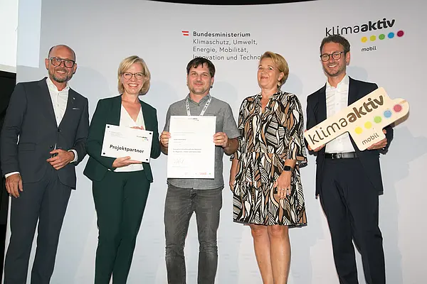 Auszeichnung klimaaktiv mobil Projektpartner:innen