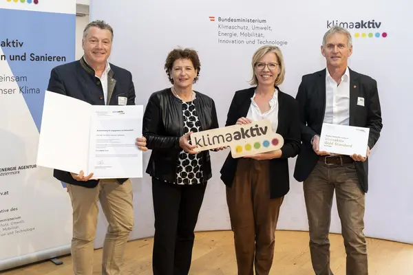 Auszeichnung klimaaktiv Gebäude aus der Steiermark