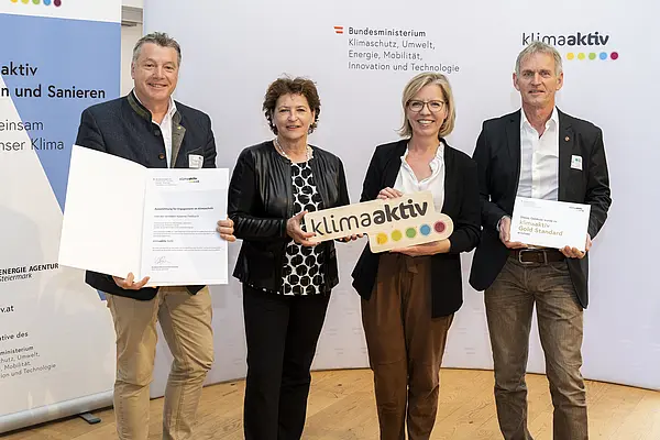 Auszeichnung klimaaktiv Gebäude aus der Steiermark