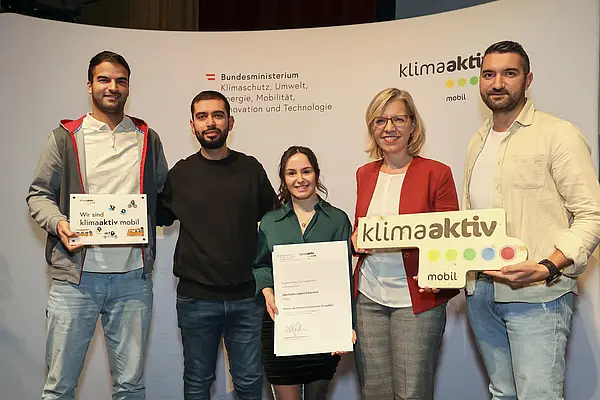 klimaaktiv mobil Auszeichnung für Bildungs- und Jugendeinrichtungen am 30.11.2023