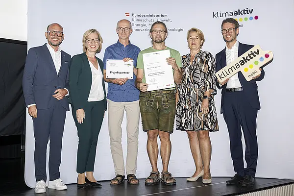 Auszeichnung klimaaktiv mobil Projektpartner:innen