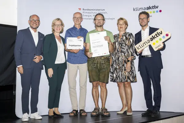 Auszeichnung klimaaktiv mobil Projektpartner:innen