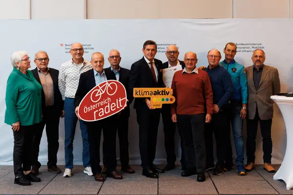 Auszeichnungsveranstaltung Österreich radelt Wien 2025 