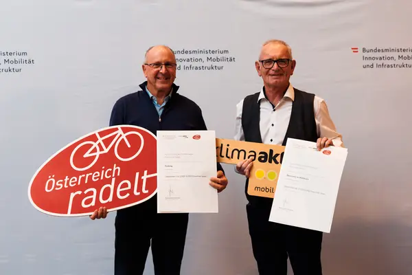 Auszeichnungsveranstaltung Österreich radelt Wien 2025 