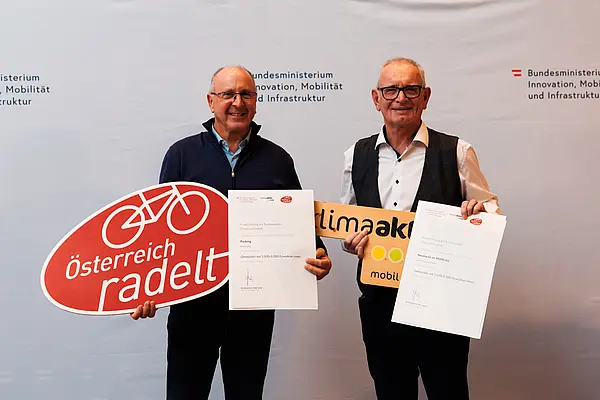 Auszeichnungsveranstaltung Österreich radelt Wien 2025 