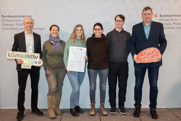 Auszeichnung Bundessieger "Österreich radelt"