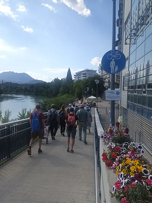 Geh- und Radweg zur Drau