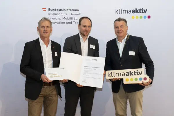 Auszeichnung klimaaktiv Gebäude aus der Steiermark