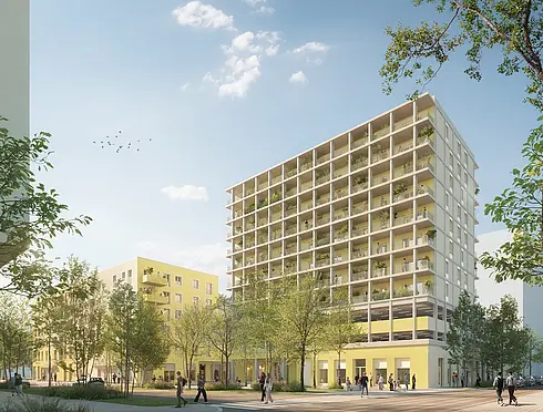 Wohnhausanlage Hausfeldsiedlung L3a