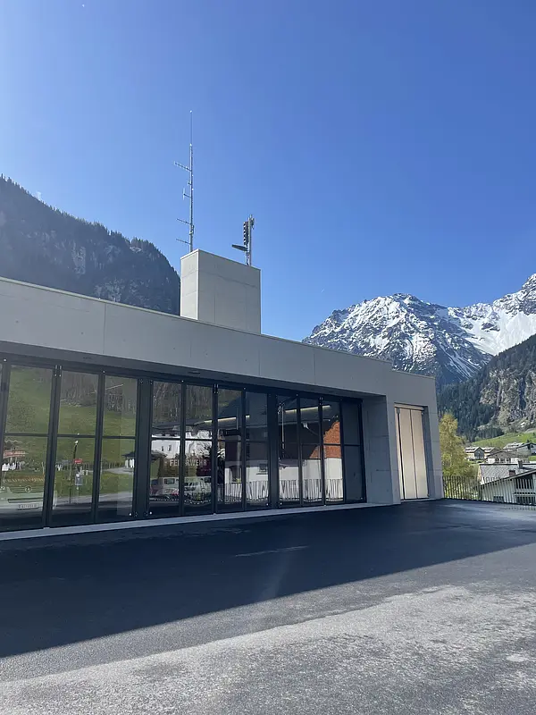 Mehrzweckhaus, Brand bei Bludenz