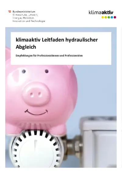 Leitfaden hydraulischer Abgleich für Profis