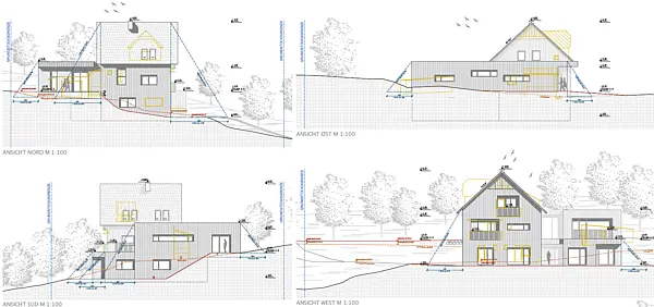 Büro- und Wohngebäude ARCH+MORE (Bestand u. Neubau)