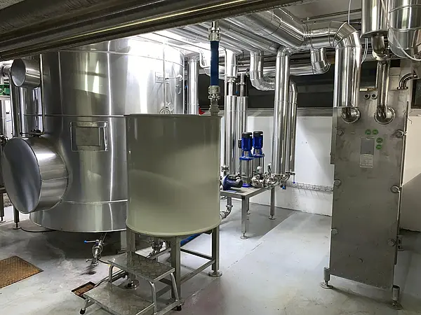 Anlagenansicht, Wärmerückgewinnung Berglandmilch