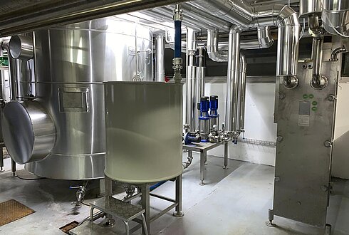 Anlagenansicht, Wärmerückgewinnung Berglandmilch