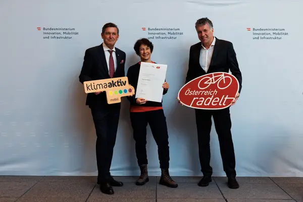 Auszeichnungsveranstaltung Österreich radelt Wien 2025 