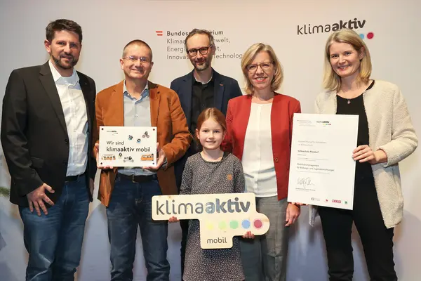 klimaaktiv mobil Auszeichnung für Bildungs- und Jugendeinrichtungen am 30.11.2023