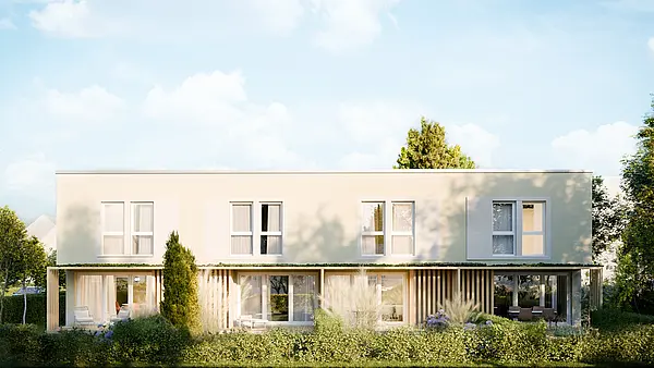 Neubau Eines Reihenhauses mit 4 Wohneinheiten