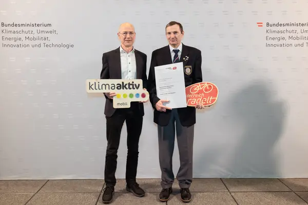 Auszeichnung Bundessieger "Österreich radelt"
