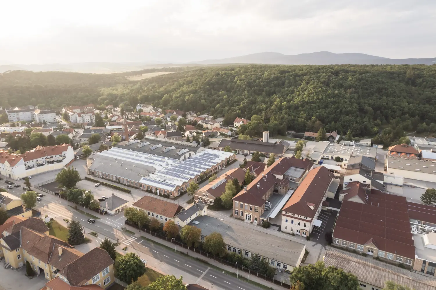 Luftansicht Astotec Automotive GmbH Hirtenberg