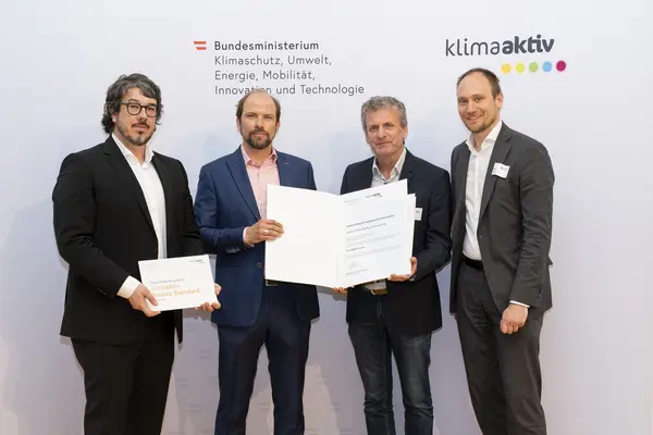 Auszeichnung klimaaktiv Gebäude aus der Steiermark