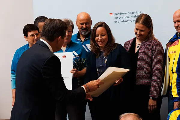 Auszeichnungsveranstaltung Österreich radelt Wien 2025 