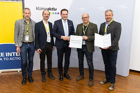 Karl Weiglhofer, Franz Moser, HBM Norbert Totschnig, Alfred Pongratz, Robert Tulnik