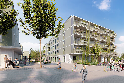 Am Rain Nord / Townhouse 1-4 - Silber