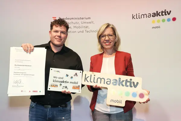 klimaaktiv mobil Auszeichnung für Bildungs- und Jugendeinrichtungen am 30.11.2023