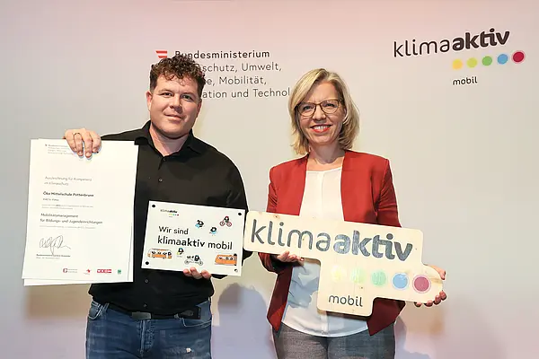 klimaaktiv mobil Auszeichnung für Bildungs- und Jugendeinrichtungen am 30.11.2023