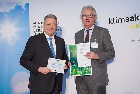 Auszeichnung klimaaktiv Betriebe 2017