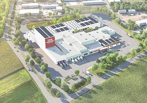 Luftaufnahme Ankerbrot Produktion Lichtenwörth