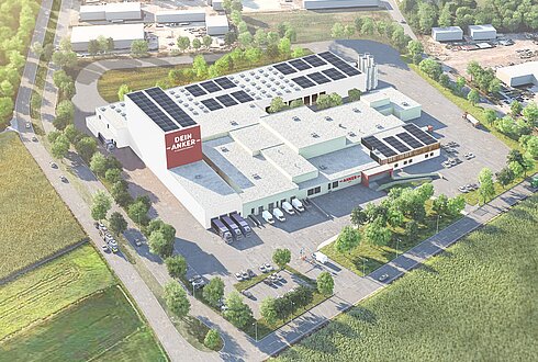 Luftaufnahme Ankerbrot Produktion Lichtenwörth