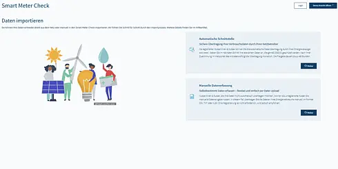 Screenshot einer Webseite