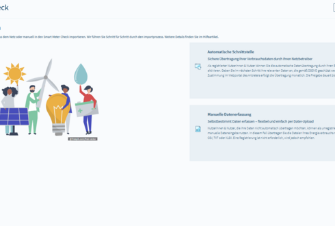 Screenshot einer Webseite