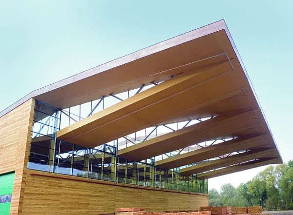 Elementfertigungshalle Obermayr Holzkonstruktionen