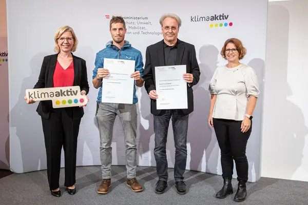 Auszeichnungsveranstaltung Kompetenzpartner von klimaaktiv