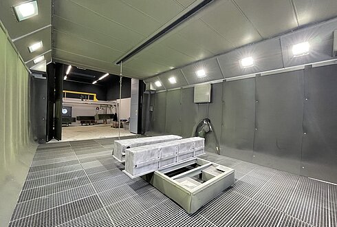 Sandstrahlanlage innen - INNIO Jenbacher GmbH & Co OG